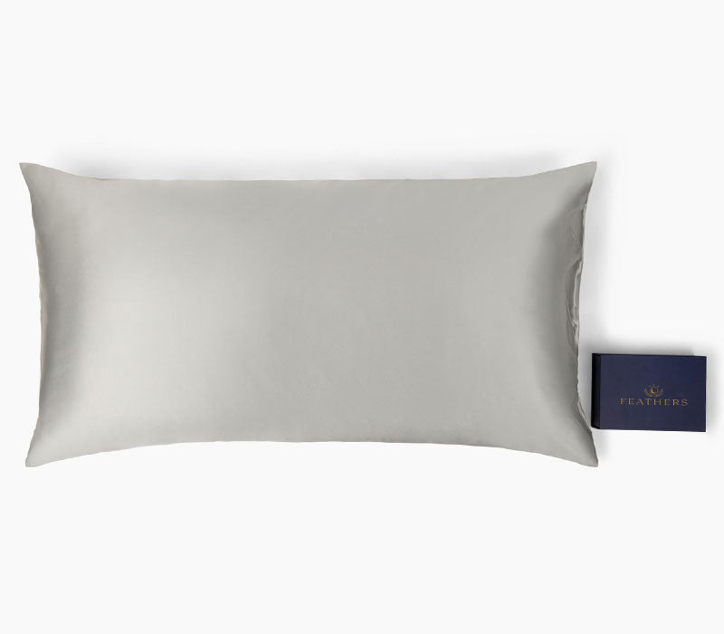 Porcelain White Silk Pillow Case